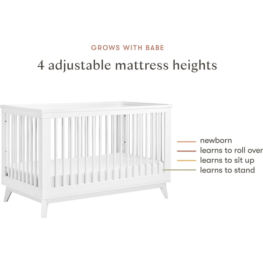 Scoot 3-in-1 Convertible Crib with Toddler Bed Conversion Kit