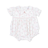Dainty Buds and Bows - Classic Puff Sleeve Babydoll Bubble