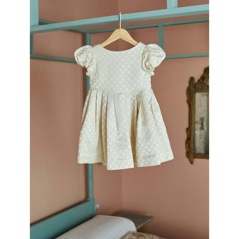 Ivory Edith Jacquard Ceremony Girl Dress