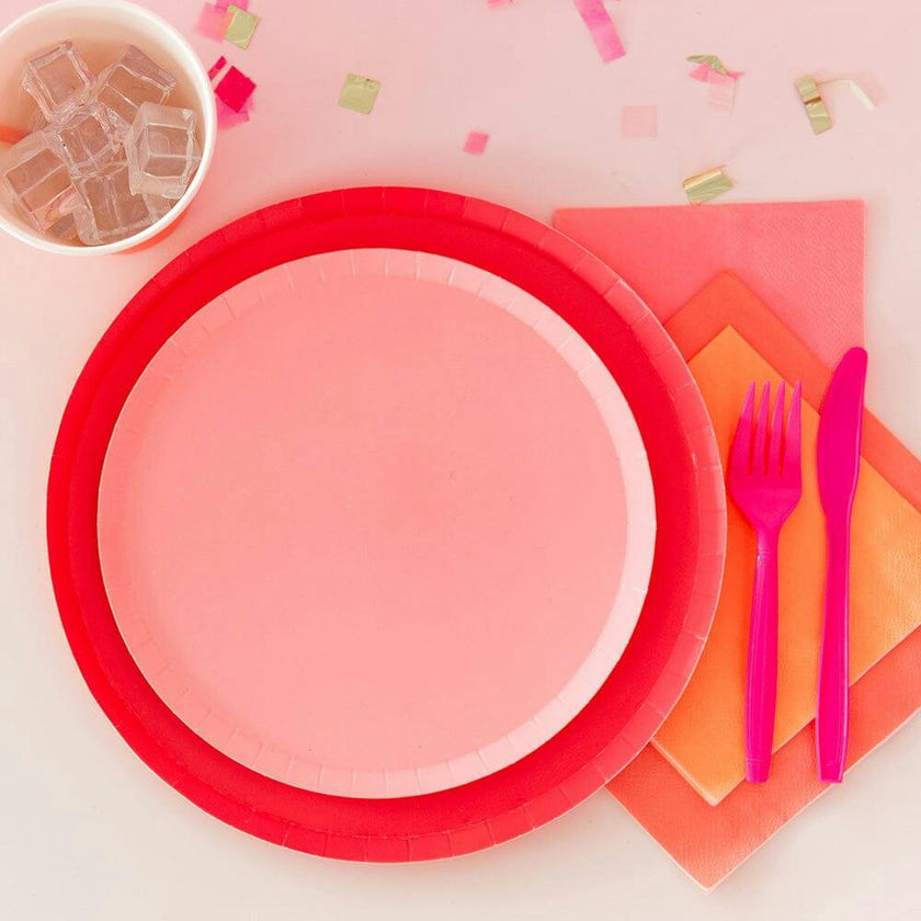 Shades Amaranth Dessert Plates
