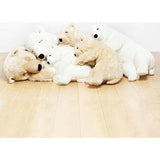 LA PELUCHERIE My Sleeping Lucien Bear - White
