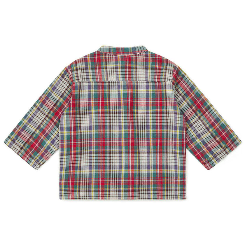 BONTON Internet Tartan Poplin Baby Shirt