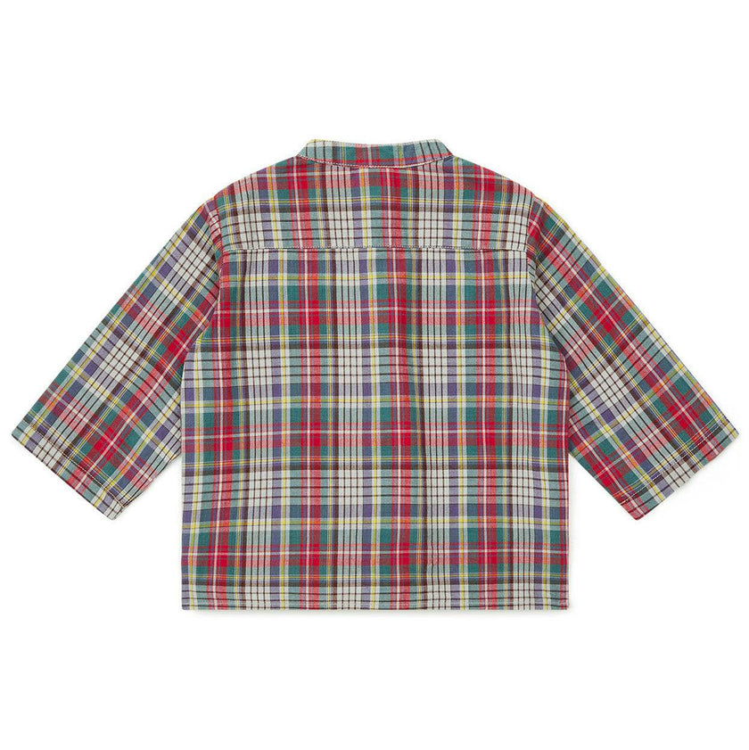 BONTON Internet Tartan Poplin Baby Shirt