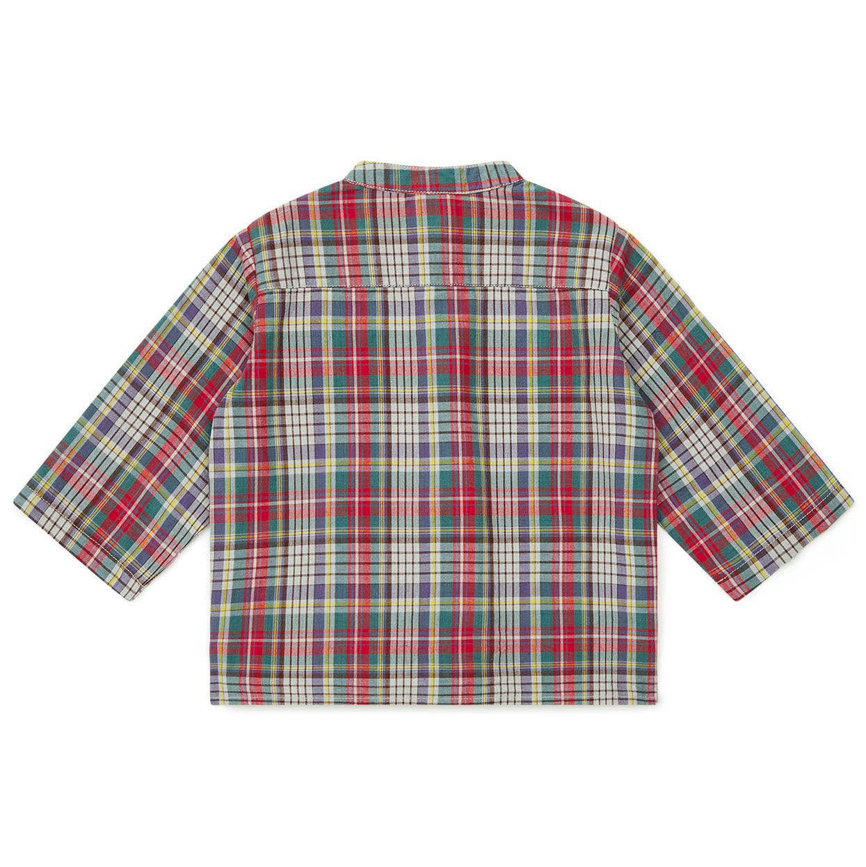 BONTON Internet Tartan Poplin Baby Shirt