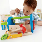Fix It Kid's Wooden Tool Box Play Set W/ Accessories