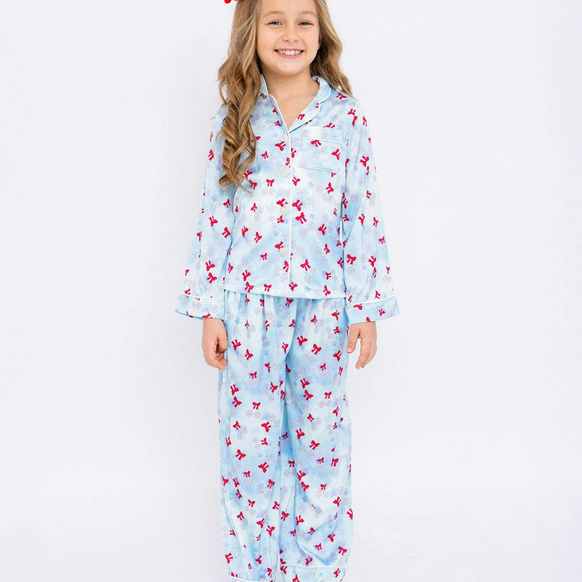 Disco Cherries Long Sleeve Pajama Pant Set