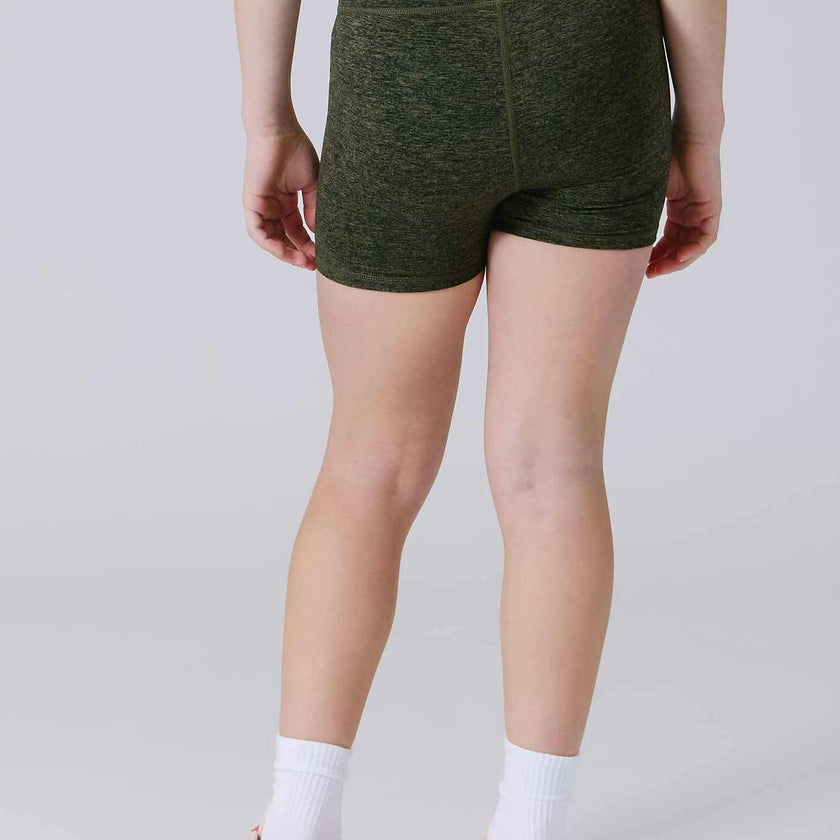 Girls Shorts in Uniform Green