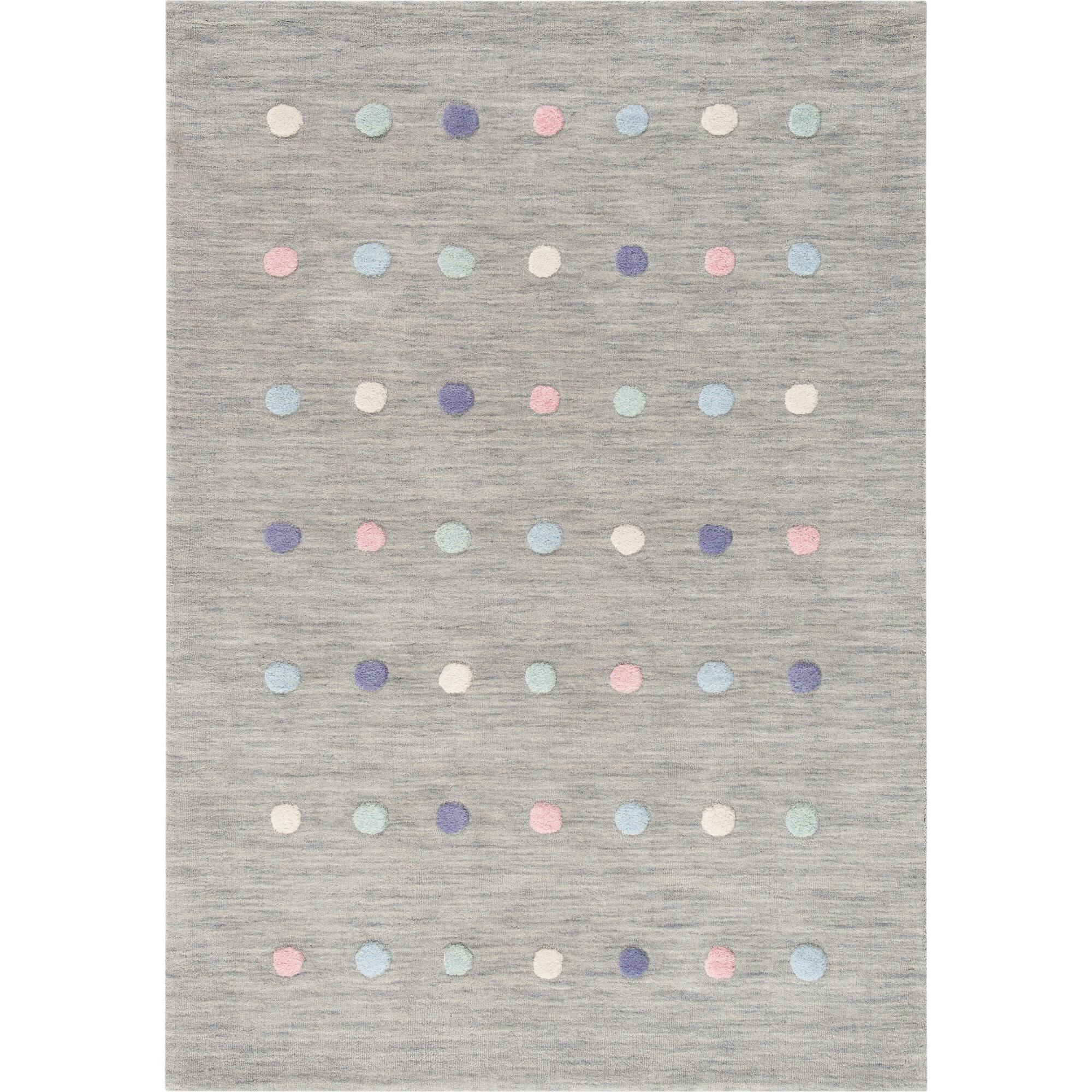 Kids Carter Rug, Silver