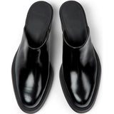 Women's Bonnie Leather Mules, Black