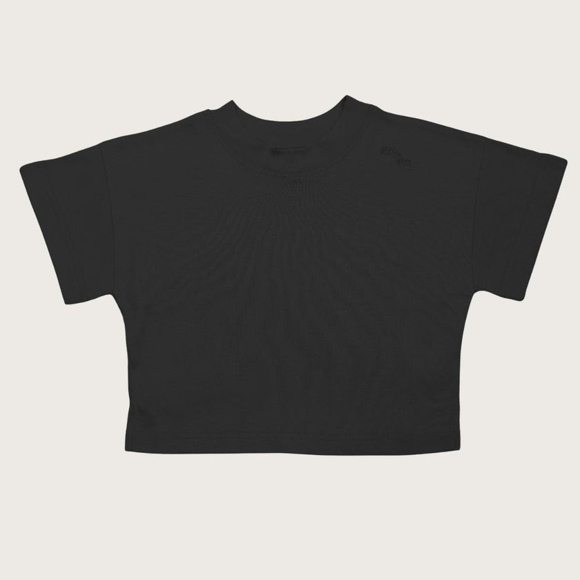 Blue Rory Oversized embroidered logo T-shirt