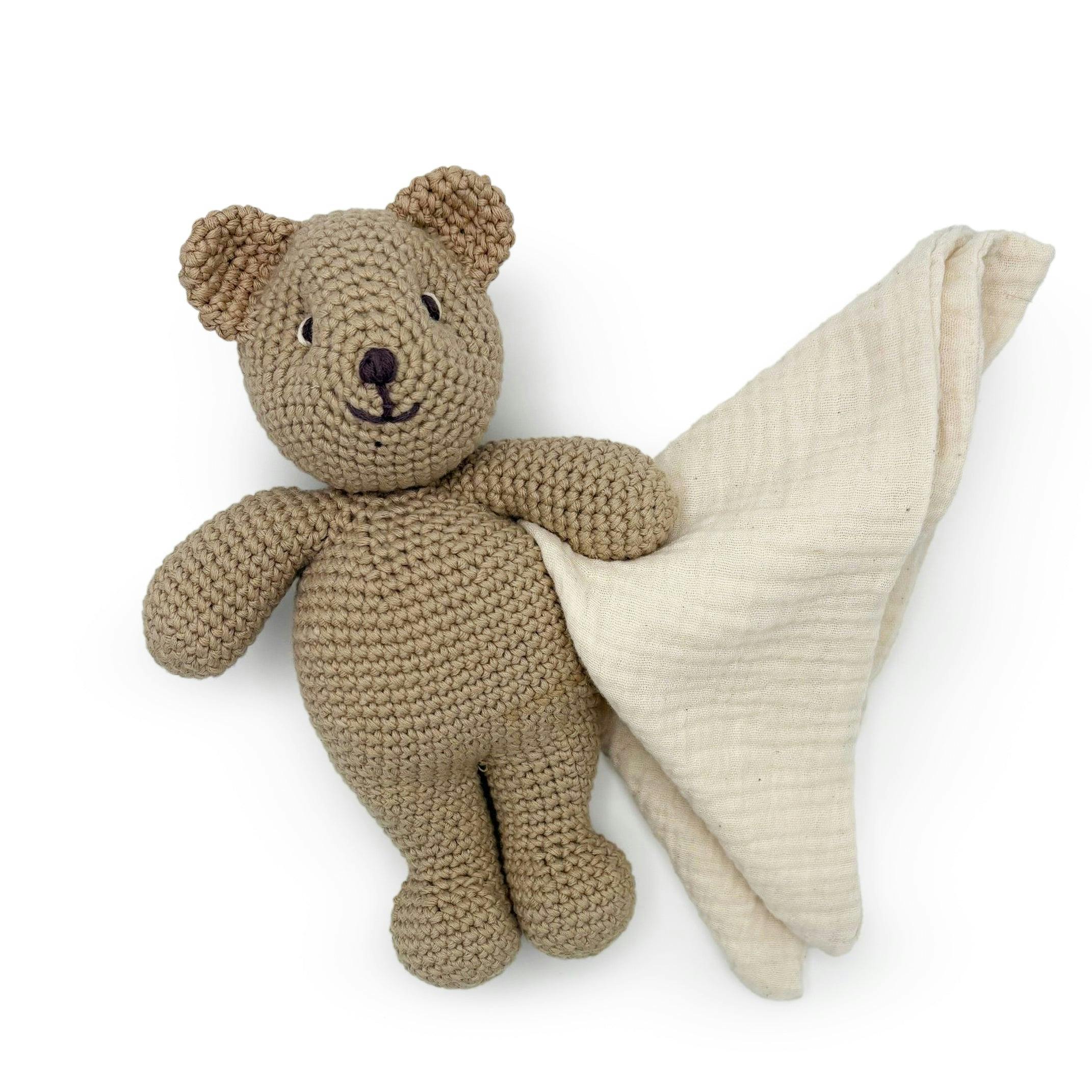 Teddy Bear Soft Toy 100% organic cotton