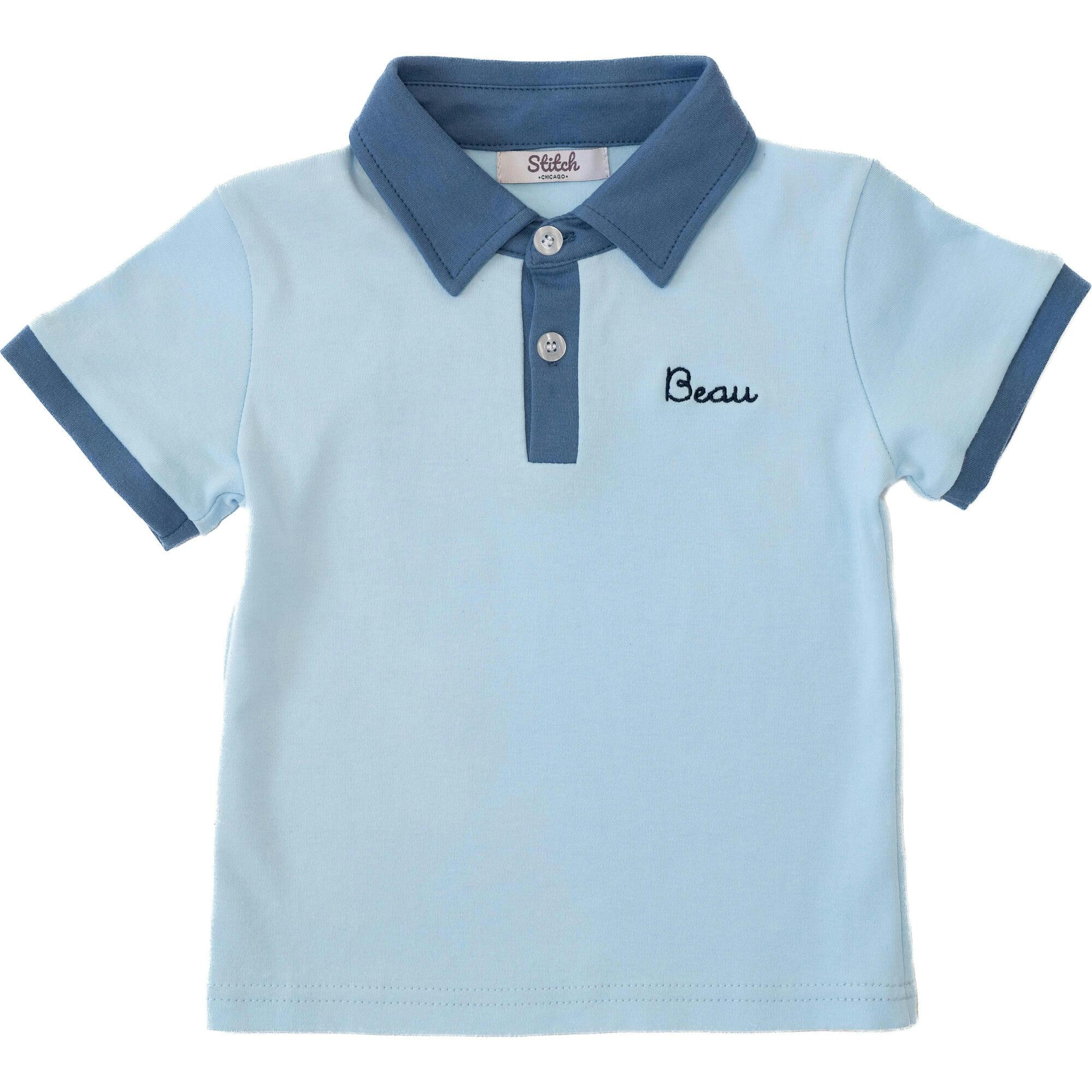 Custom Embroidered Contrast Polo Shirt