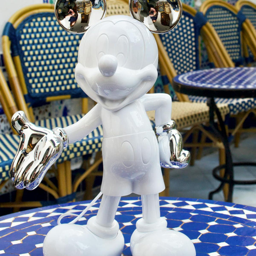 Mickey Mouse WELCOME White & Silver 12in