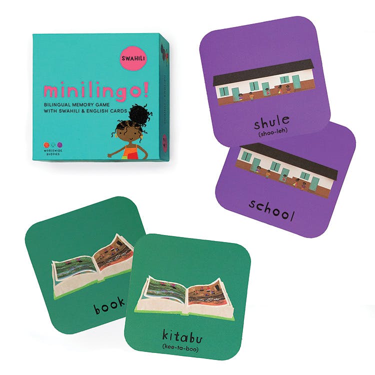 Minilingo, Swahili/English Flashcards