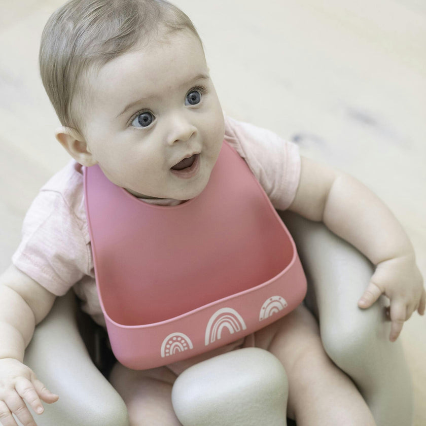 Chasing Rainbows Little Bites Narrow Bib