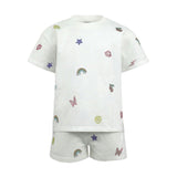 Crystal Doodle Short Set