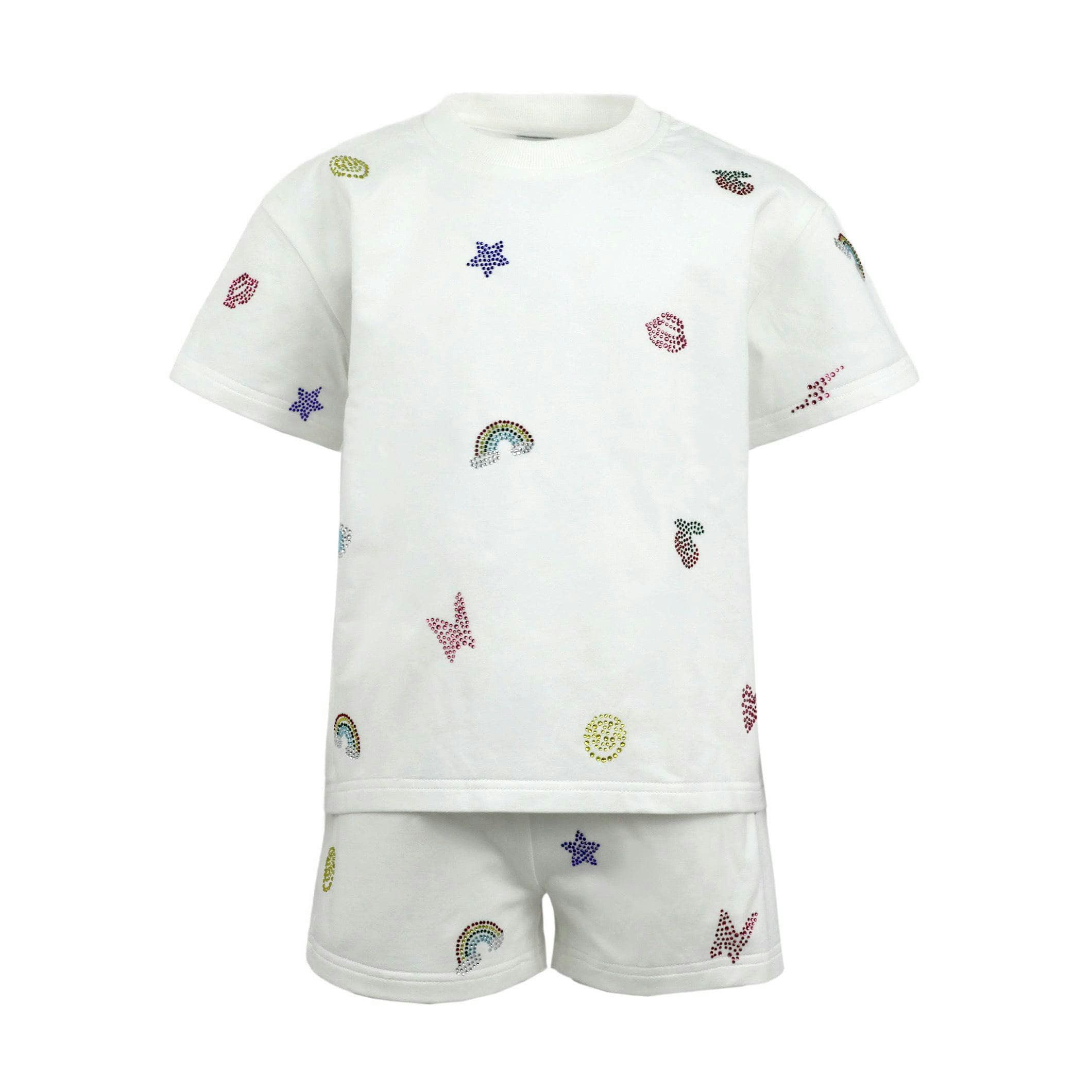 Crystal Doodle Short Set