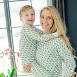 Audrey Women's Longsleeve Top Pant Set - Woodland Deer