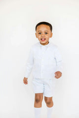 White Pique Eton Suit