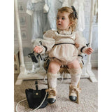 Coco-Caramel Tulle Romper