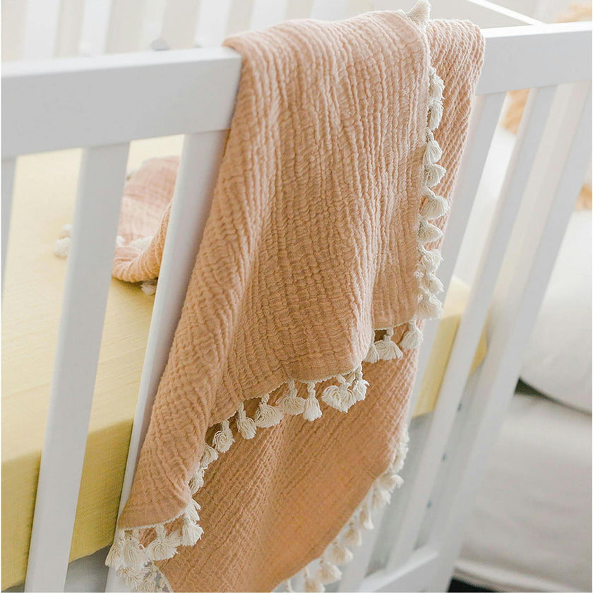 6 Layer Muslin Blanket Copper