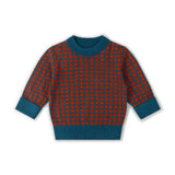 Ginger Squares Knitted Jumper, Multi