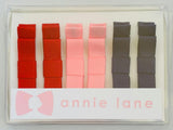 Red/pink/navy pairs