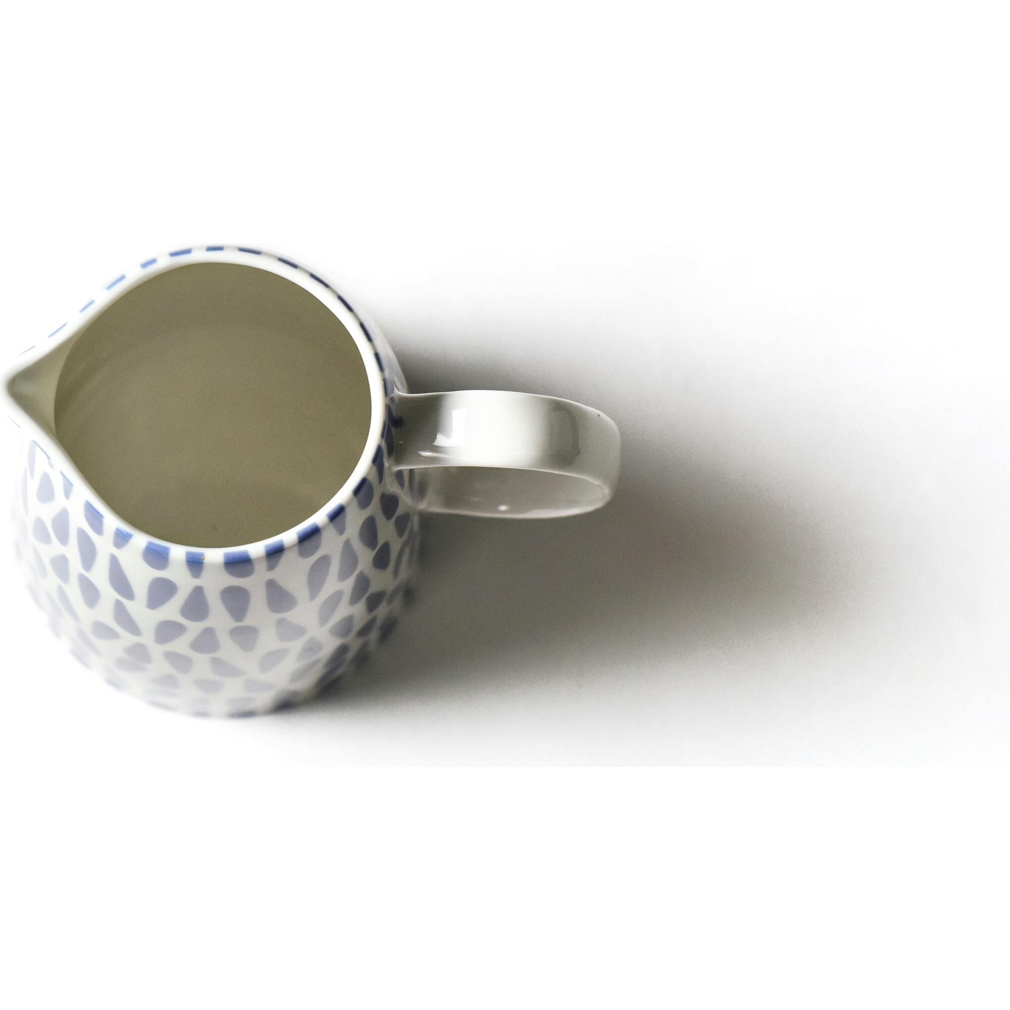 Iris Blue Drop Pedestal Pitcher