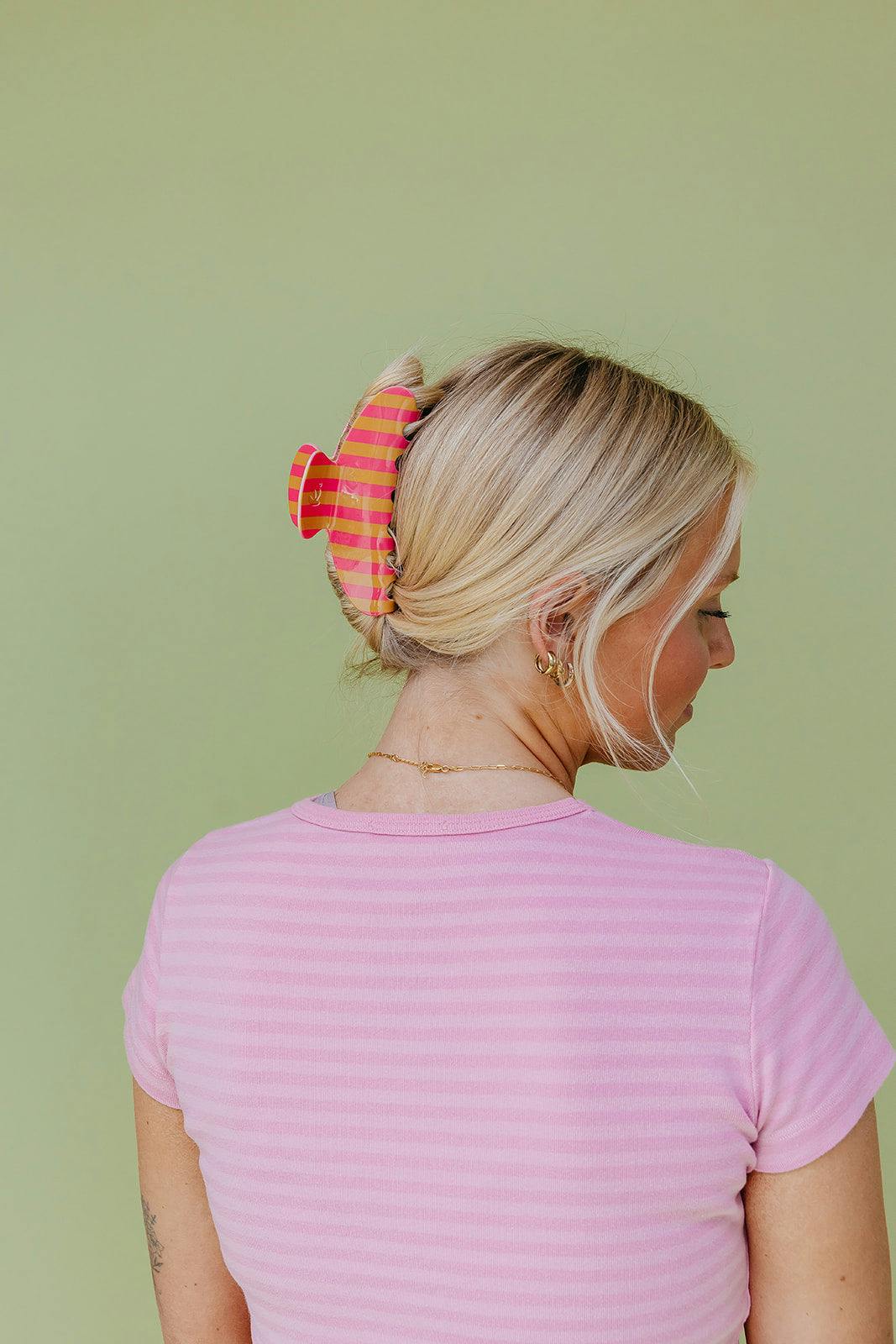 POLKA DOT & STRIPED OVERSIZED CLAWS