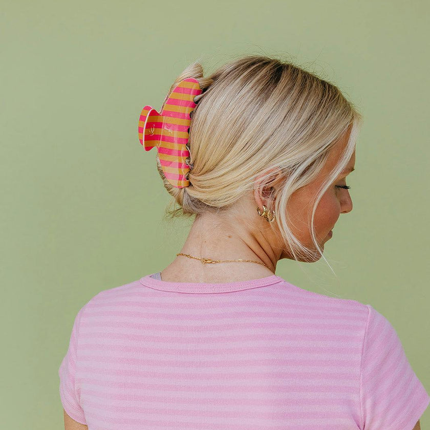 POLKA DOT & STRIPED OVERSIZED CLAWS