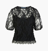 The Dalia Nap Top -  Black