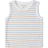 Organic Sleeveless Tee & Shorts Set - Cabana Stripes