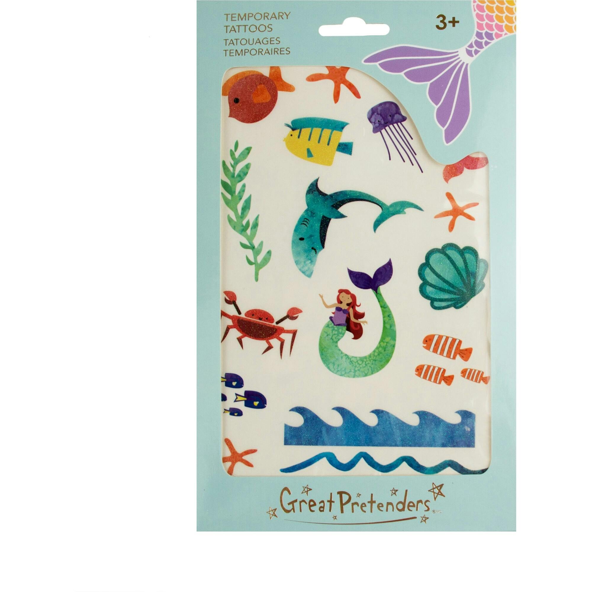 Enchanting Mermaid Temporary Tattoo Bundle