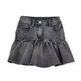 Black Disney Denim Skirt