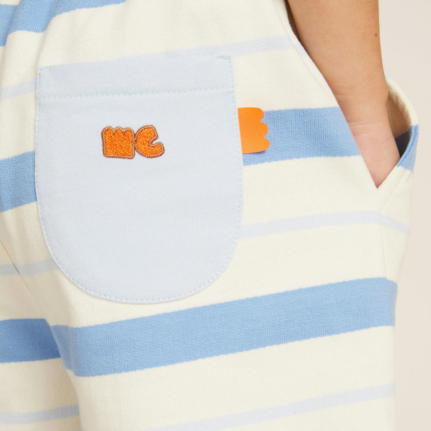 Blue Stripe Short