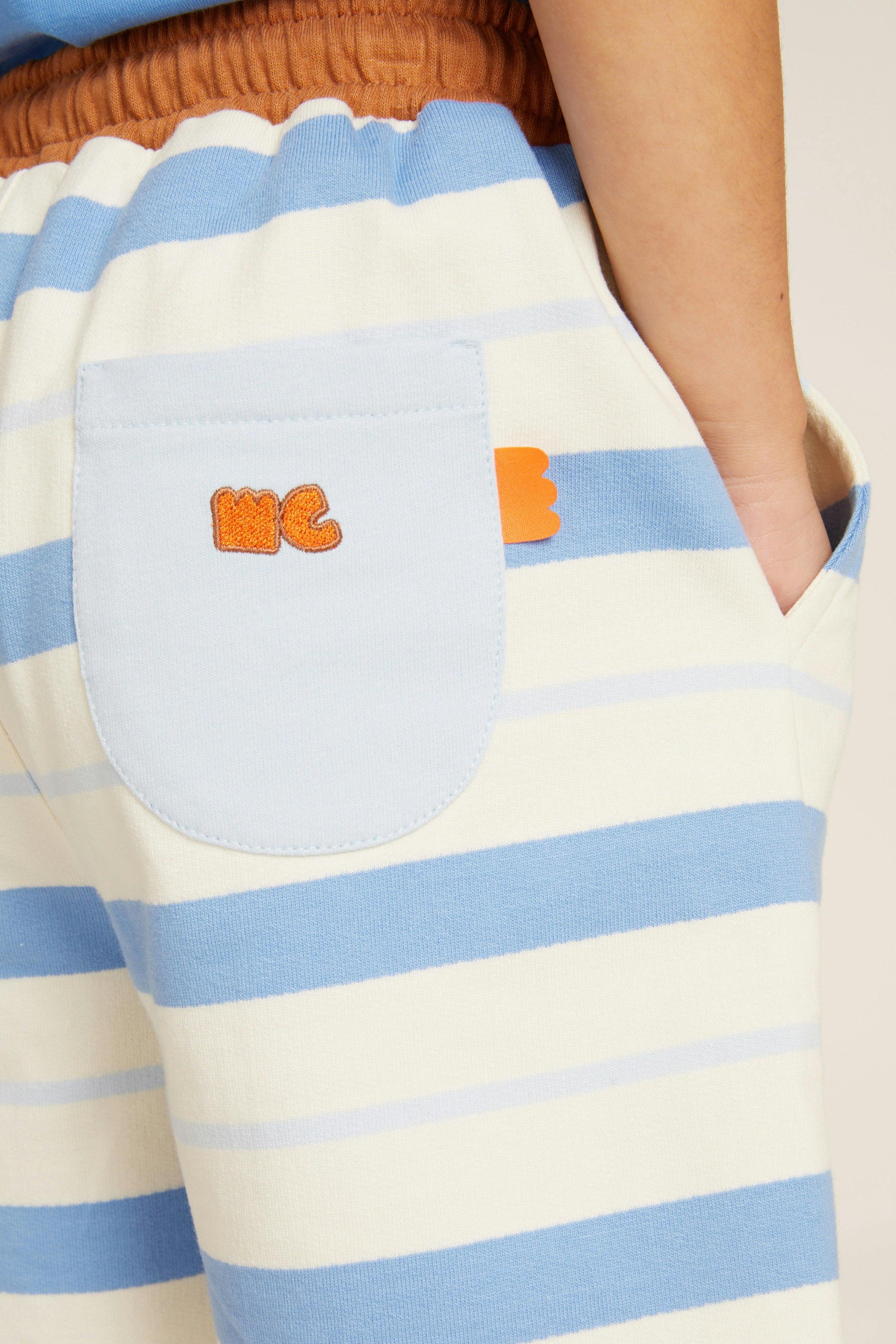 Blue Stripe Short