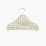 Children's Picnic Gingham Wooden Hanger