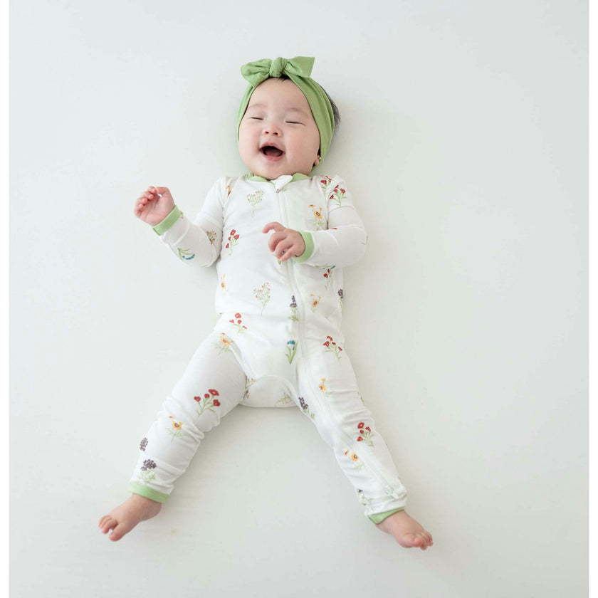 Zippered Romper, Wildflower