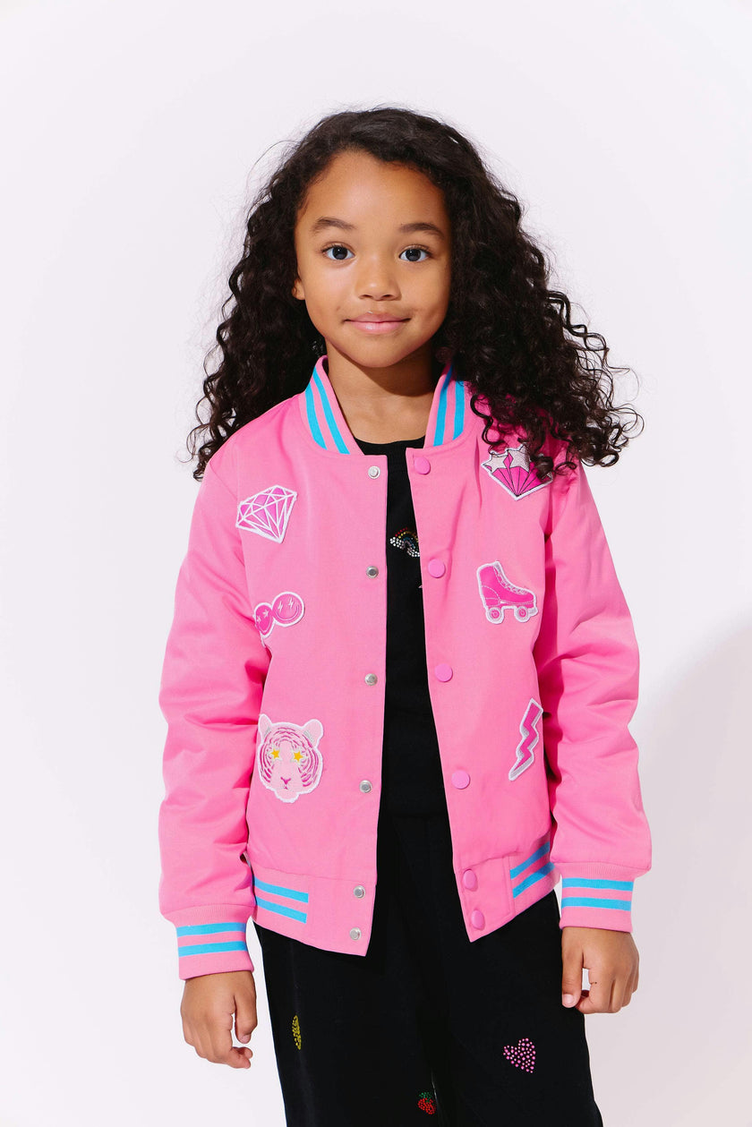 Crystal Butterfly Patch Jacket