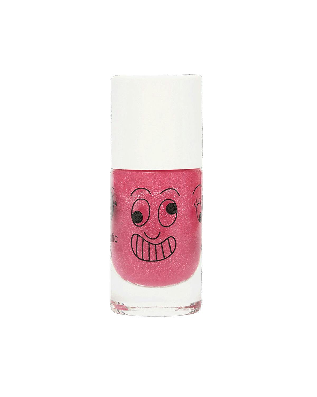 Nail Polish for Kids GLITTER SINGLE KITTY Pink Glitter