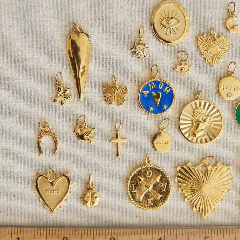 Loves Me Flower Charm