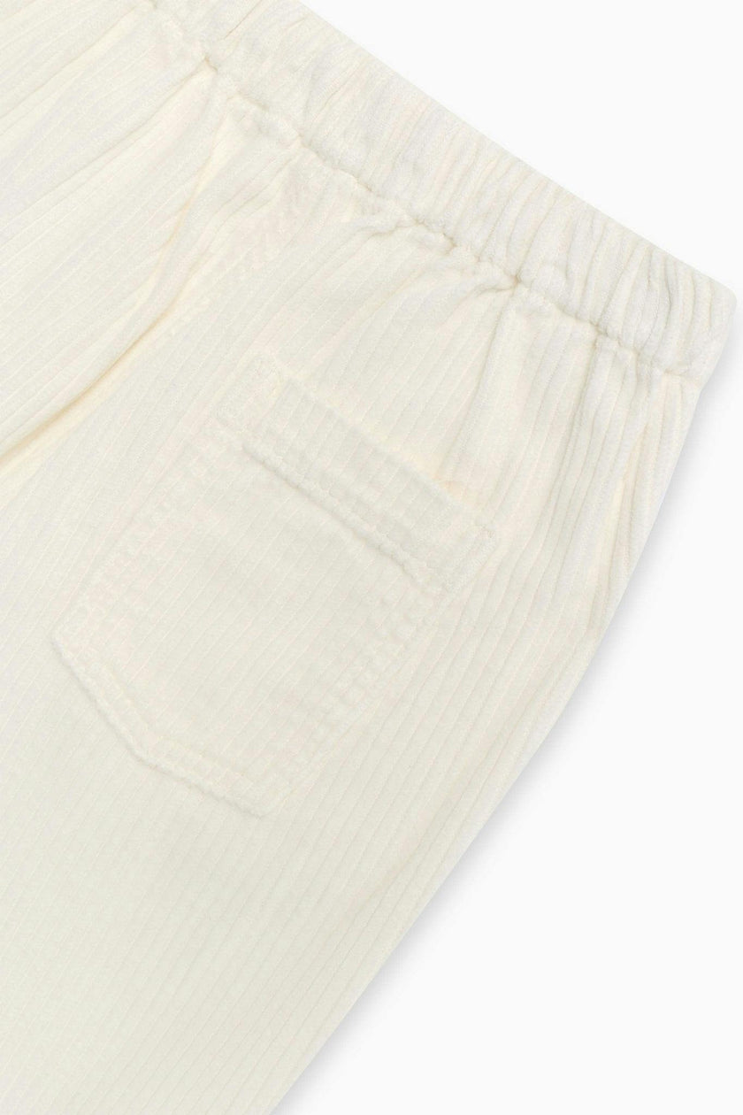 Elio Corduroy Trouser Whisper White