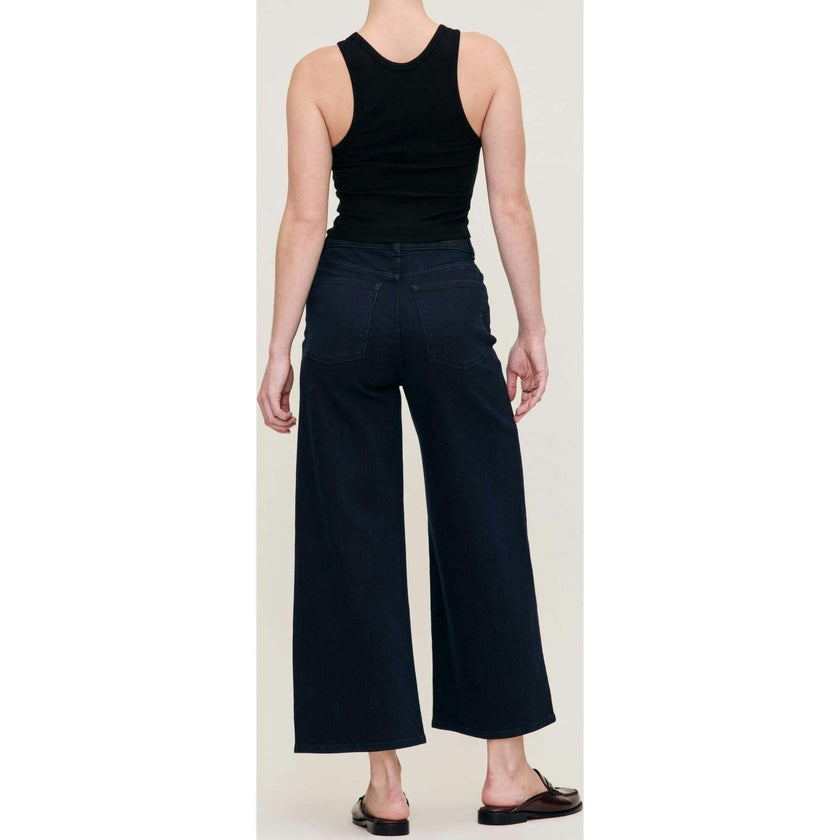 Hepburn Wide Leg Petite High Rise 25" Jeans | Flatiron