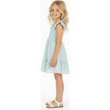Mini Paloma Girl's Dress Seafoam Booty, Green