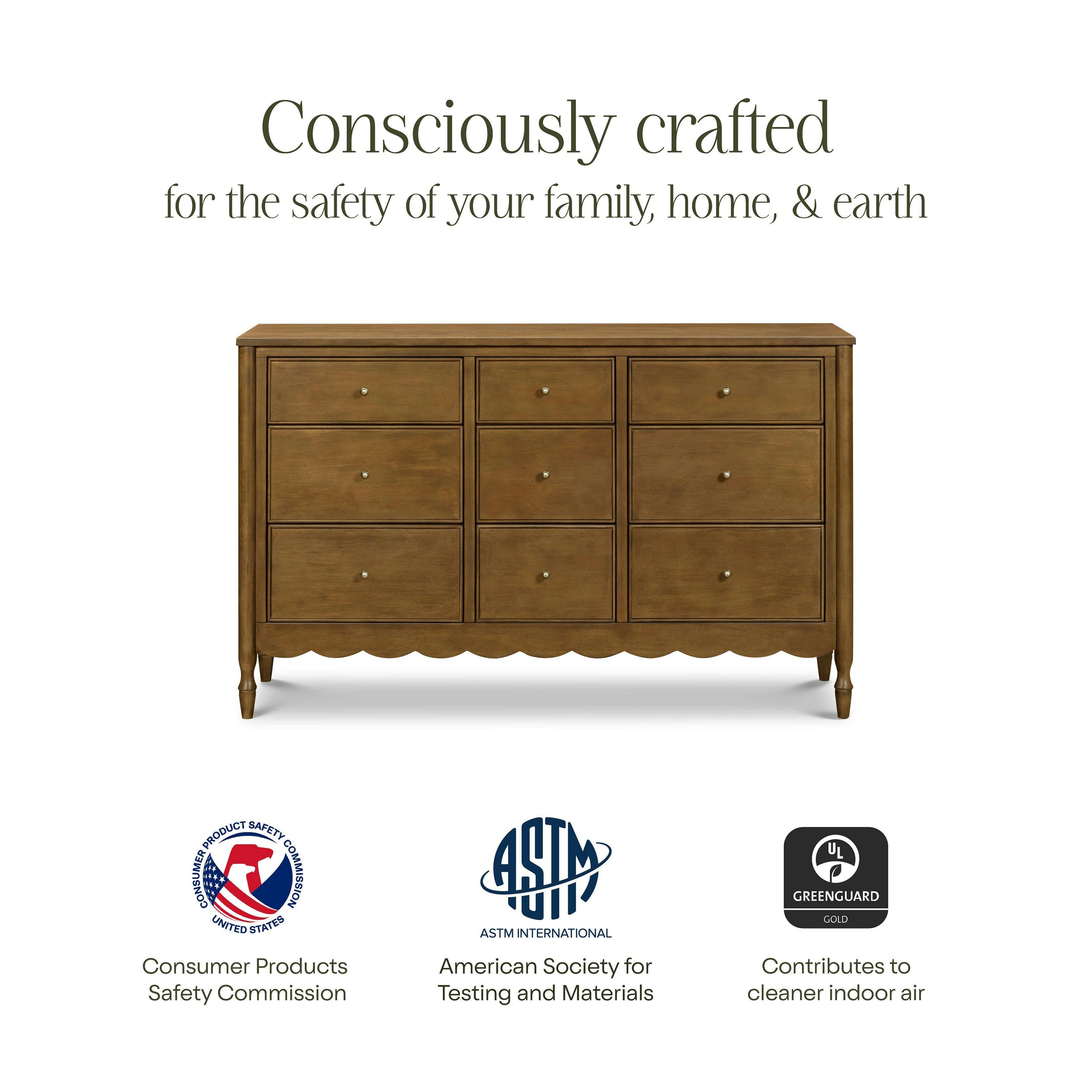 Namesake Ambrosia 9-Drawer Wide Assembled Dresser (56