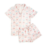 Gingham Trellis Women's Two-Piece Set