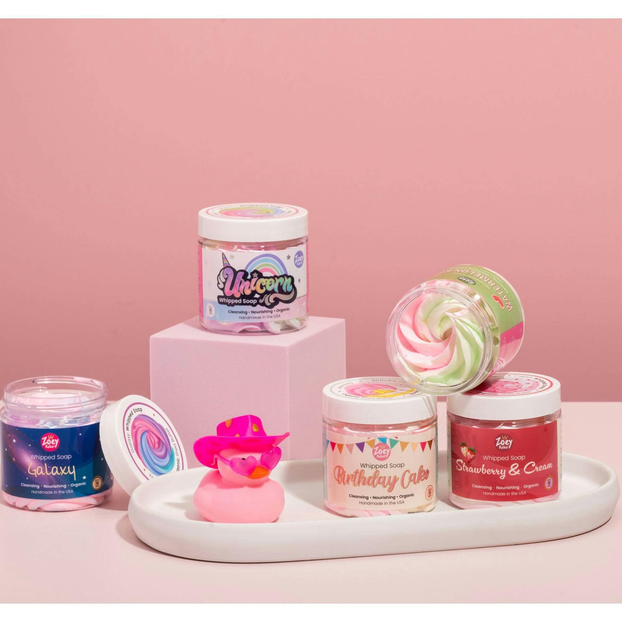 Watermelon Kiwi Whipped Soap