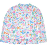UPF 50+ Ruffle Rash Guard (Recycled)