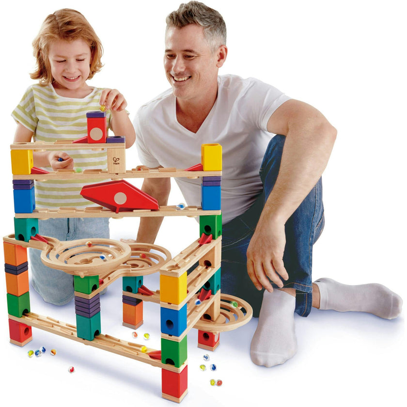 Quadrilla Wooden Marble Run DIY Construction
