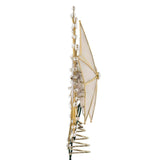 Kurt Adler 10-Inch 5-Point Capiz Star Treetop with Rays and Beads